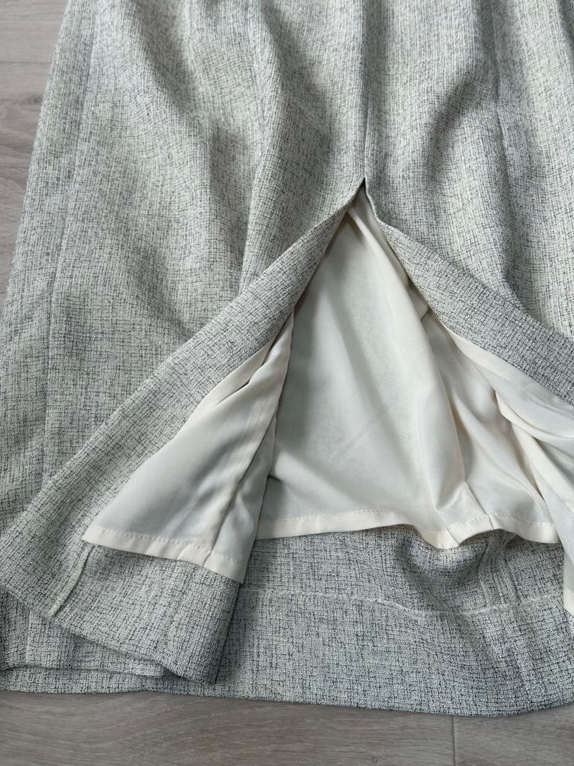 ワンピース CLANE V NECK SWITCH ONEPIECE