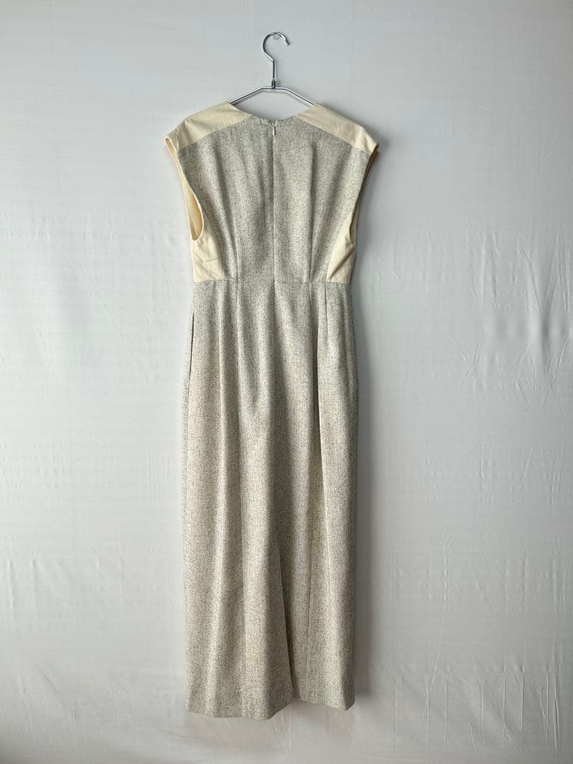 ワンピース CLANE V NECK SWITCH ONEPIECE