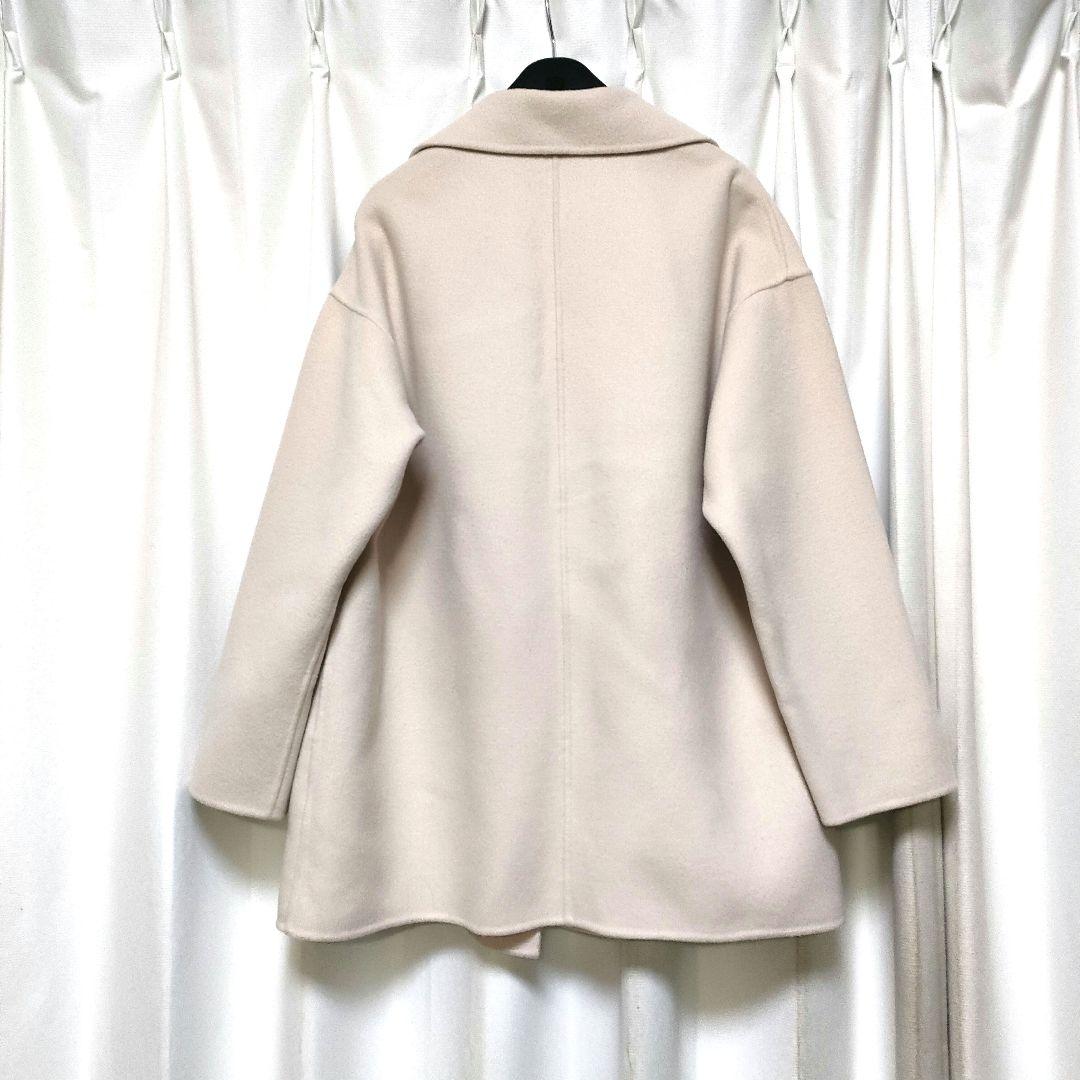 【状態良好】ロートレアモン ハーフ ウールリバーコート 38
