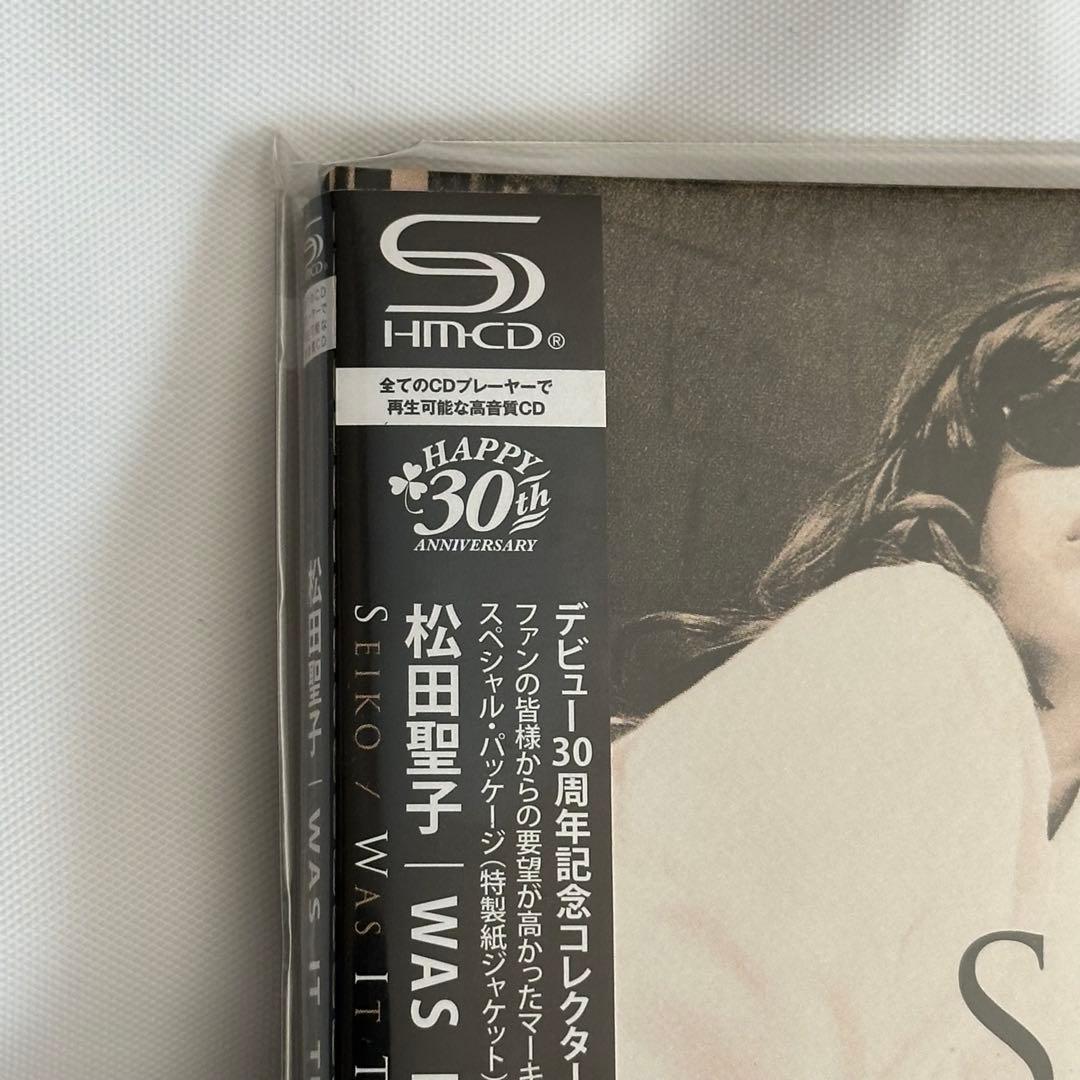 松田聖子/Was It The Future(紙ジャケット仕様)/CD