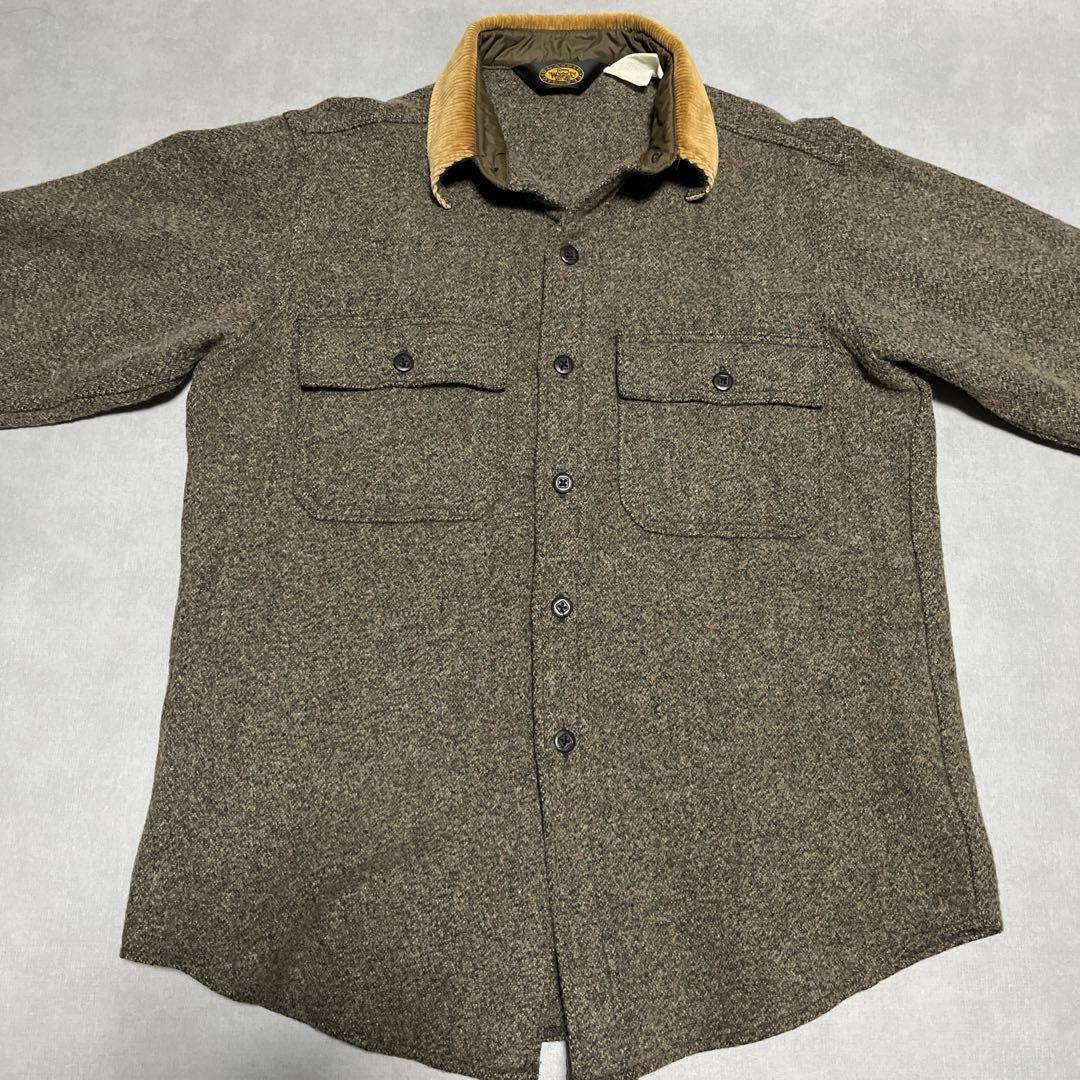 80s USA製 ウールリッチクラシック　ウールジャケット　L