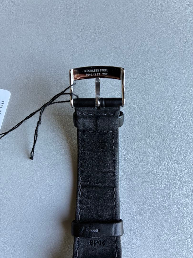 TISSOT PR100 40mm ブラック/ブラックレザー