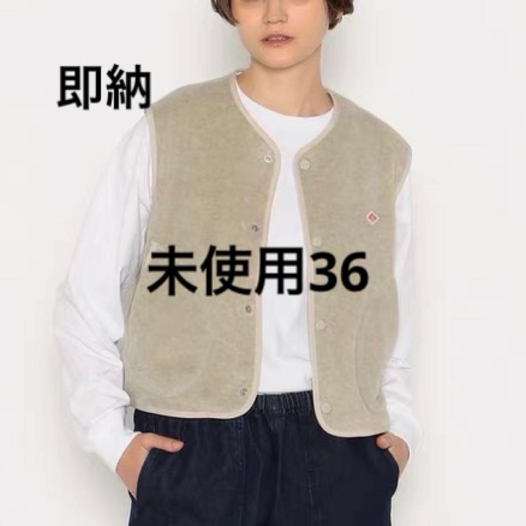 未使用品DANTON(ダントン)フリース カラーレスベスト レディース36