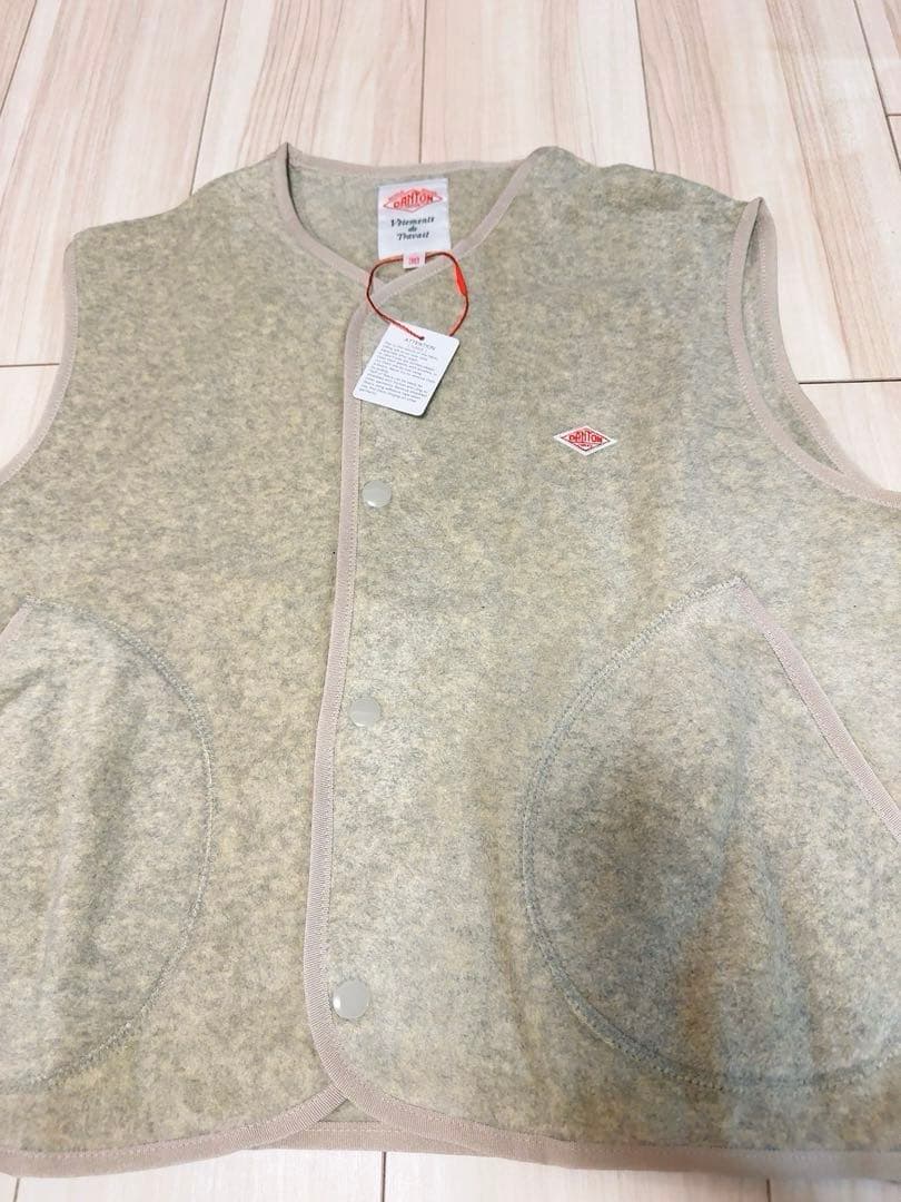 未使用品DANTON(ダントン)フリース カラーレスベスト レディース36