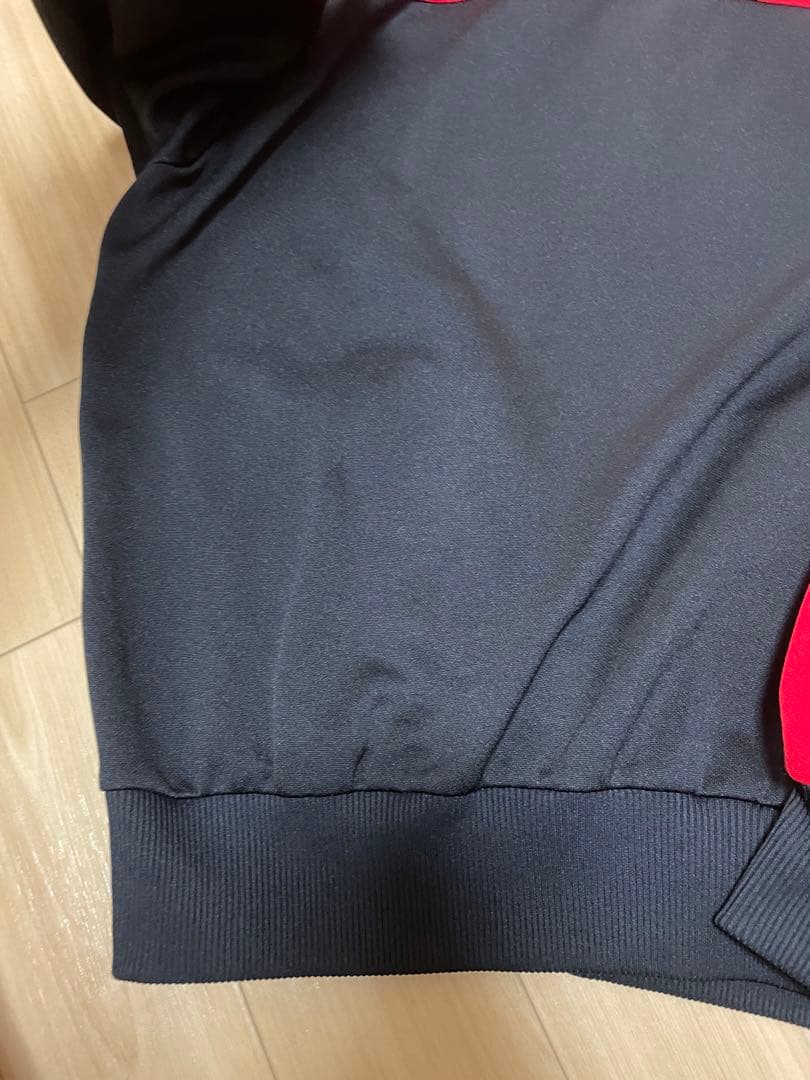 アディダス　adidas トラックジャケット　2号　デサント　西ドイツ　赤黒