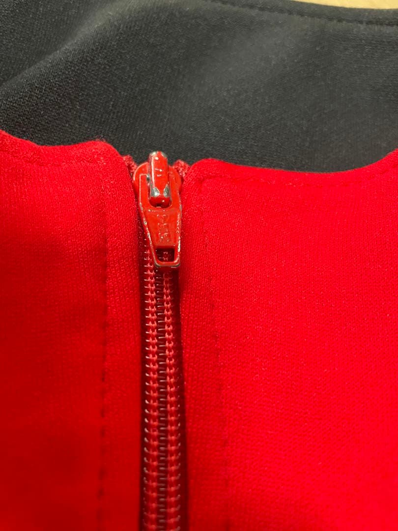 アディダス　adidas トラックジャケット　2号　デサント　西ドイツ　赤黒