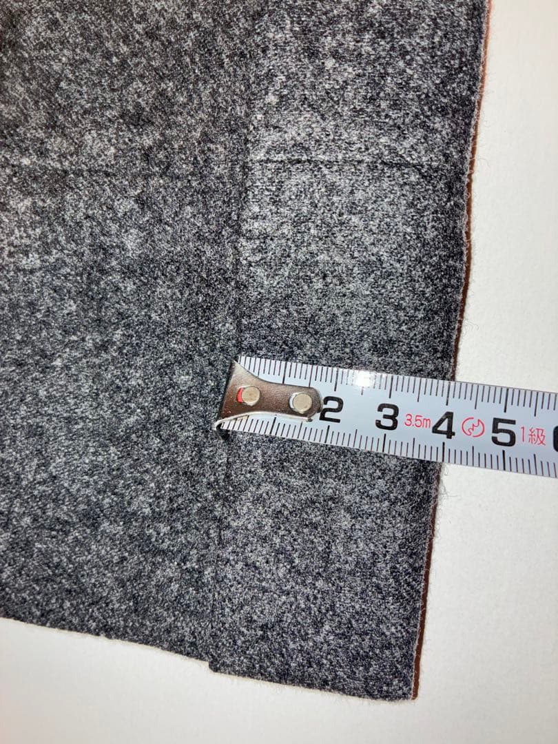 GERMANO ジェルマーノ　ダークグレー プリーツ入りスラックス