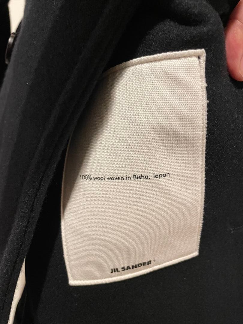 JIL SANDER+ 21aw ピーコート オーバーサイズ　ネイビー46