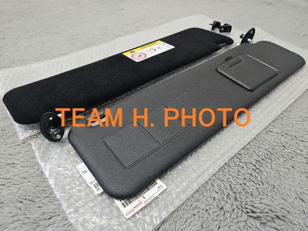 新品　200系 ハイエース ダークプライム2　純正 サンバイザー　ワイド用　黒