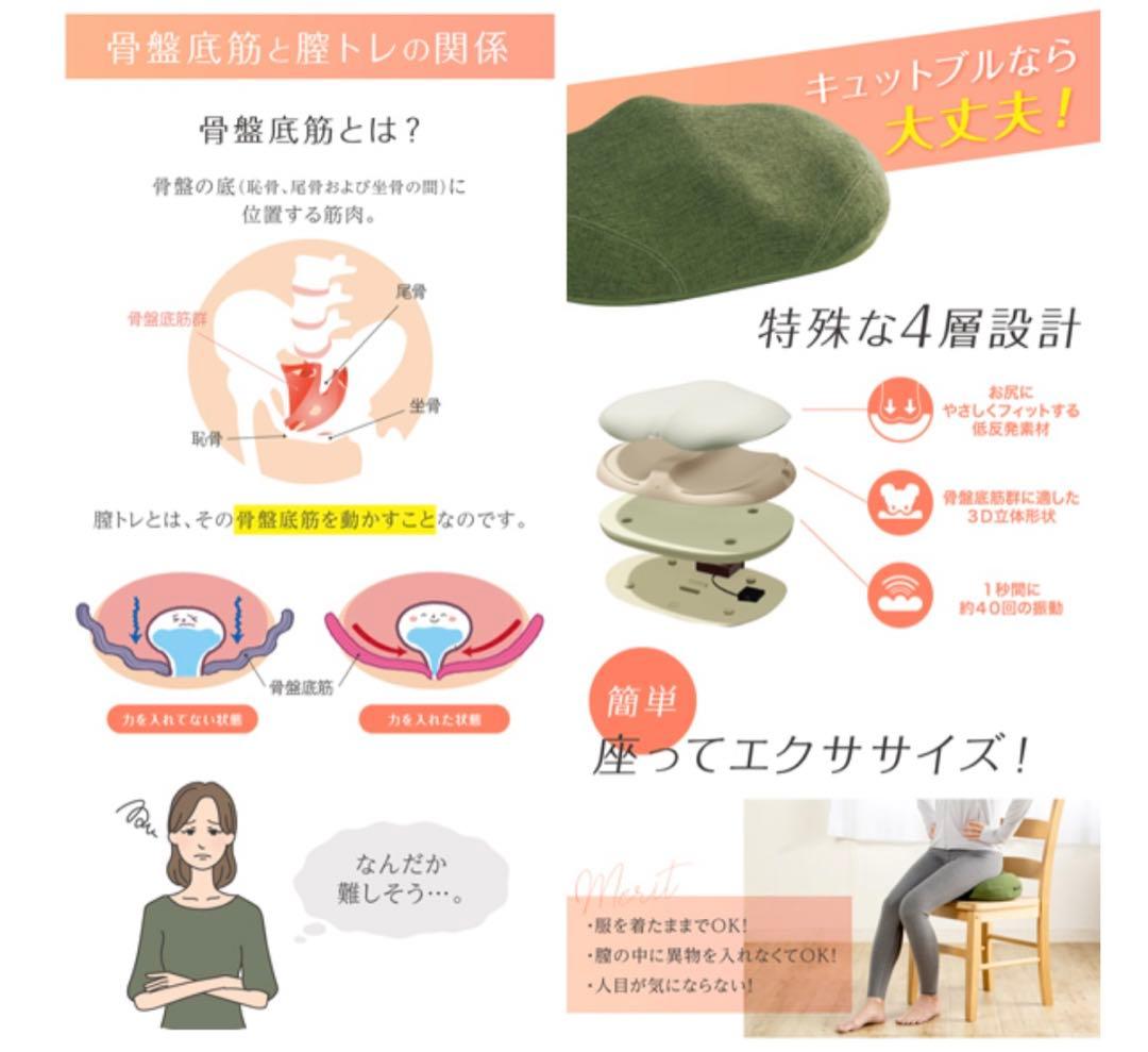 専用ラボネッツ 骨盤底筋エクササイズクッション キュットブル