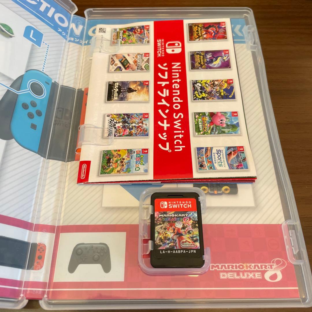 Nintendo Switch 本体＋ ソフト4本 ＋ 純正プロコンセット