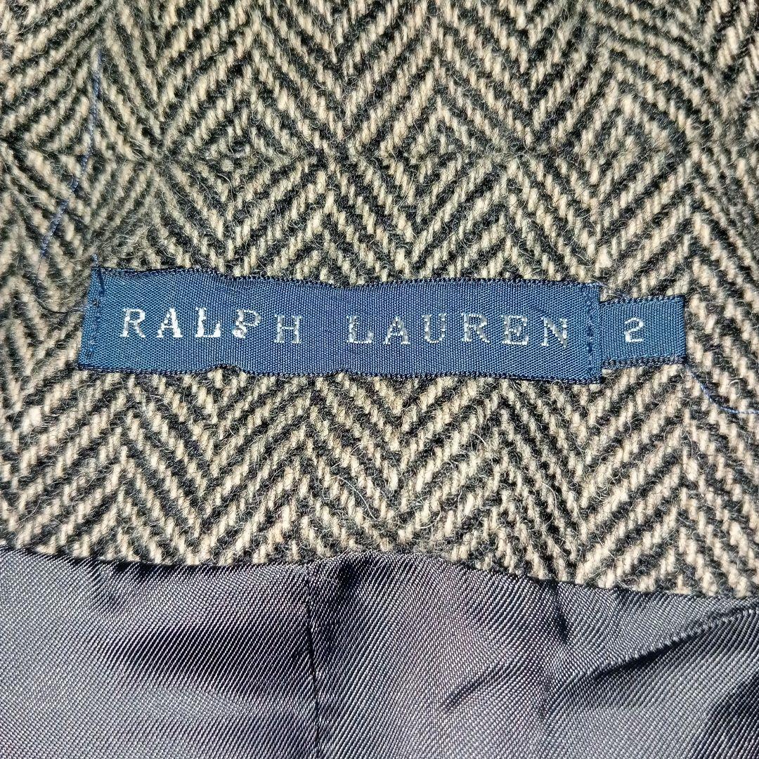 ラルフローレン　ツイードジャケット ヘリンボーン ウール イタリア製