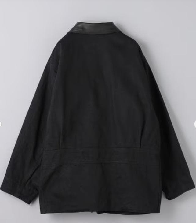 新品 COMOLI コモリ デニムレザーワークジャケット 25AW 襟レザー