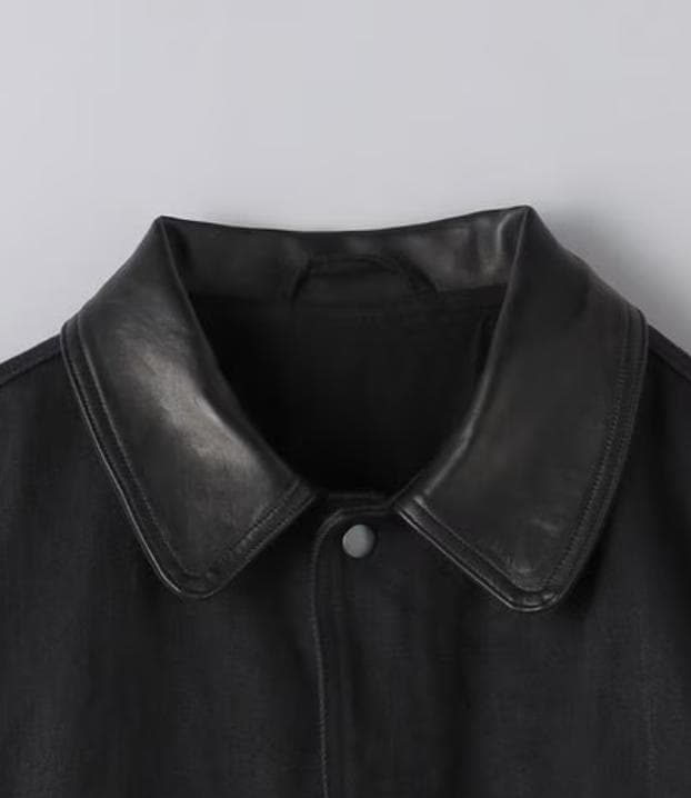 新品 COMOLI コモリ デニムレザーワークジャケット 25AW 襟レザー