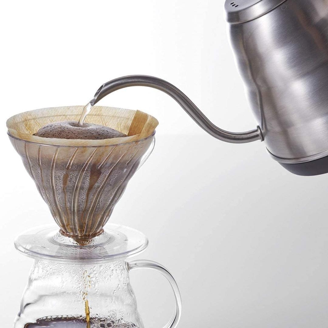 ハリオ V60 温度調節パワーケトル・ヴォーノN EVT-80-HSV シルバー