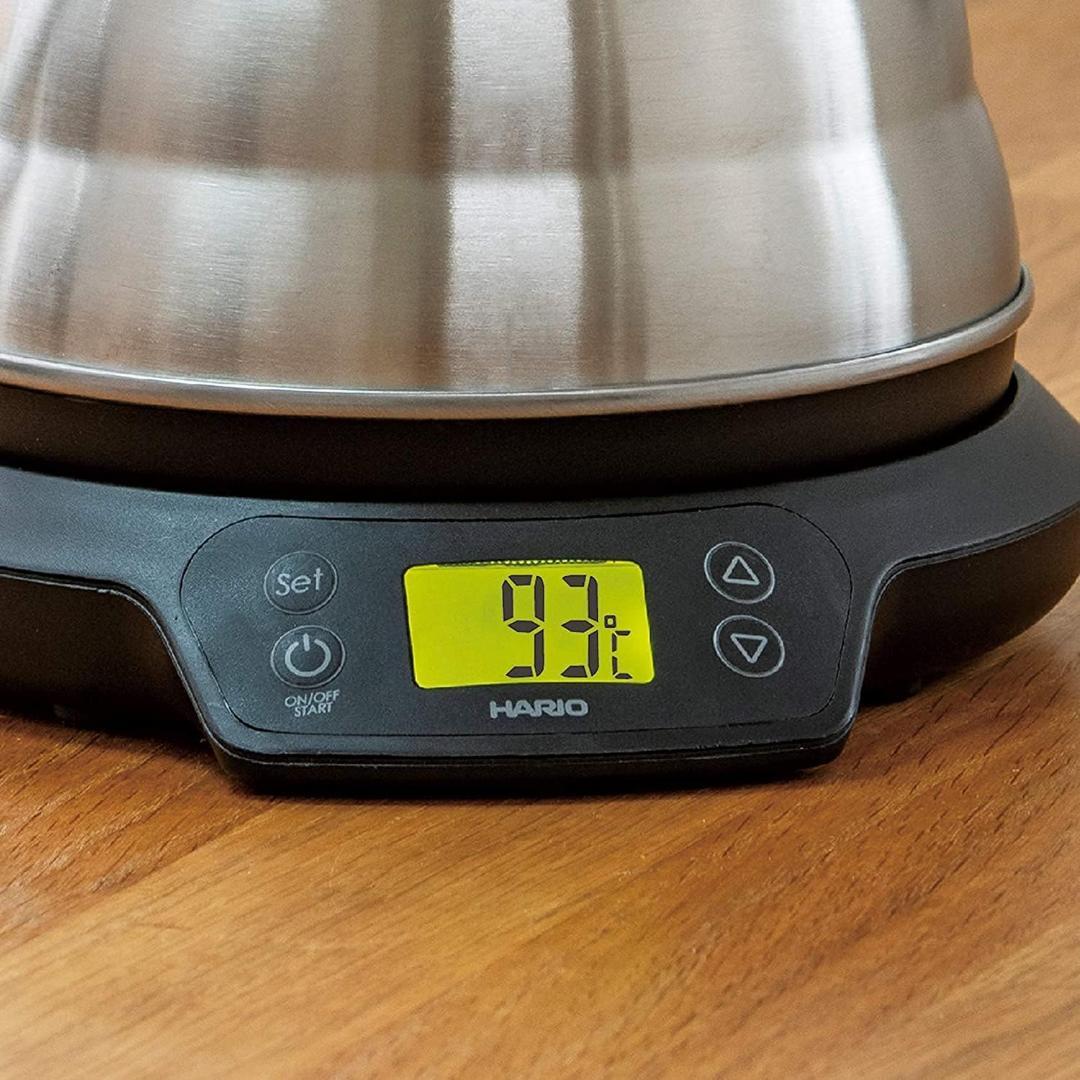 ハリオ V60 温度調節パワーケトル・ヴォーノN EVT-80-HSV シルバー