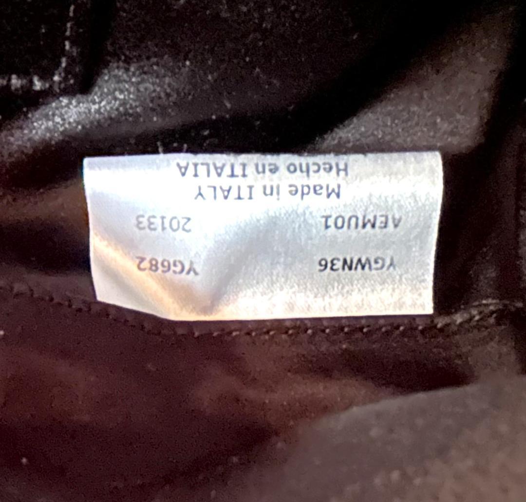 ジョルジオ・アルマーニ ハンドバック ビジュー装飾 中古美品 型崩れ少