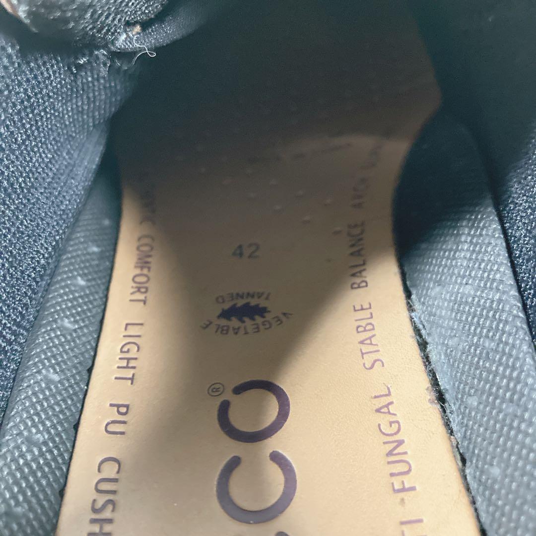 【未使用級】　ecco エコー　ゴアテックス　レザー　シューズ　26㎝