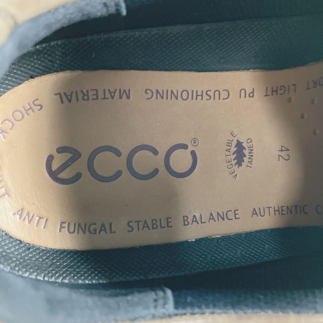【未使用級】　ecco エコー　ゴアテックス　レザー　シューズ　26㎝