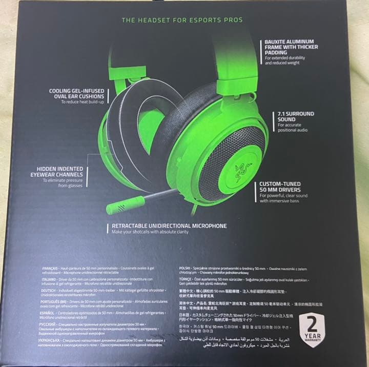 Nintendo Switch RAZER KRAKEN GREEN