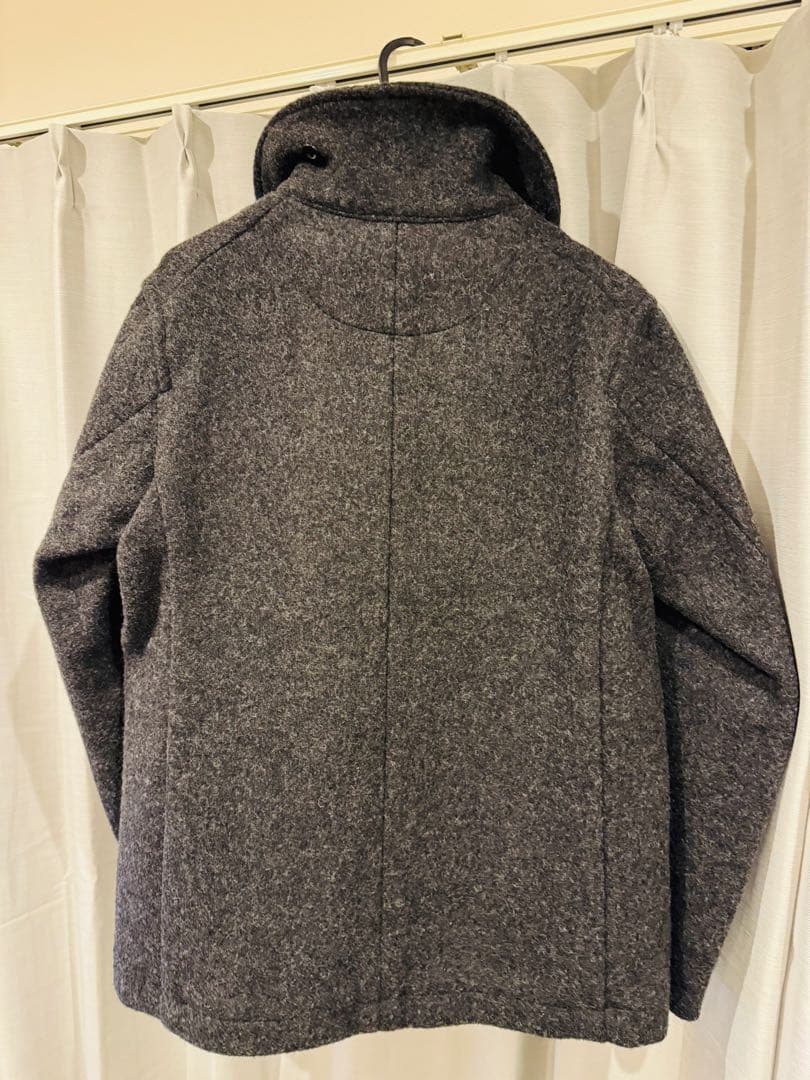 美品】DANTON ダントン ウール混紡 ダッフルコート グレー
