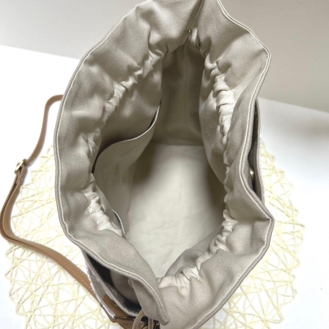 「専用」ミナペルホネンキューブ巾着バッグ　ハンドメイド