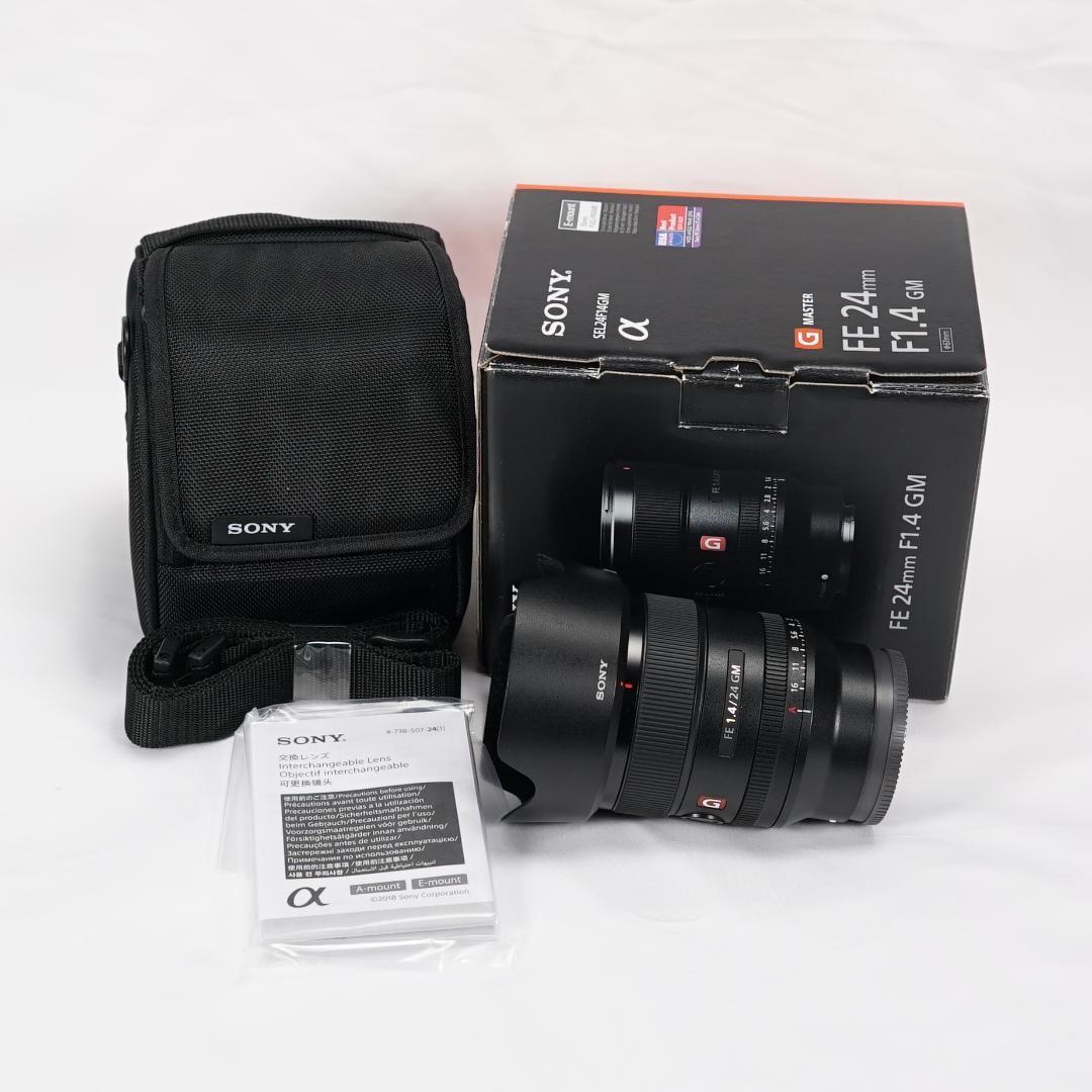 「SONY FE 24mm F1.4 GM 美品 使用10回以下 箱付」