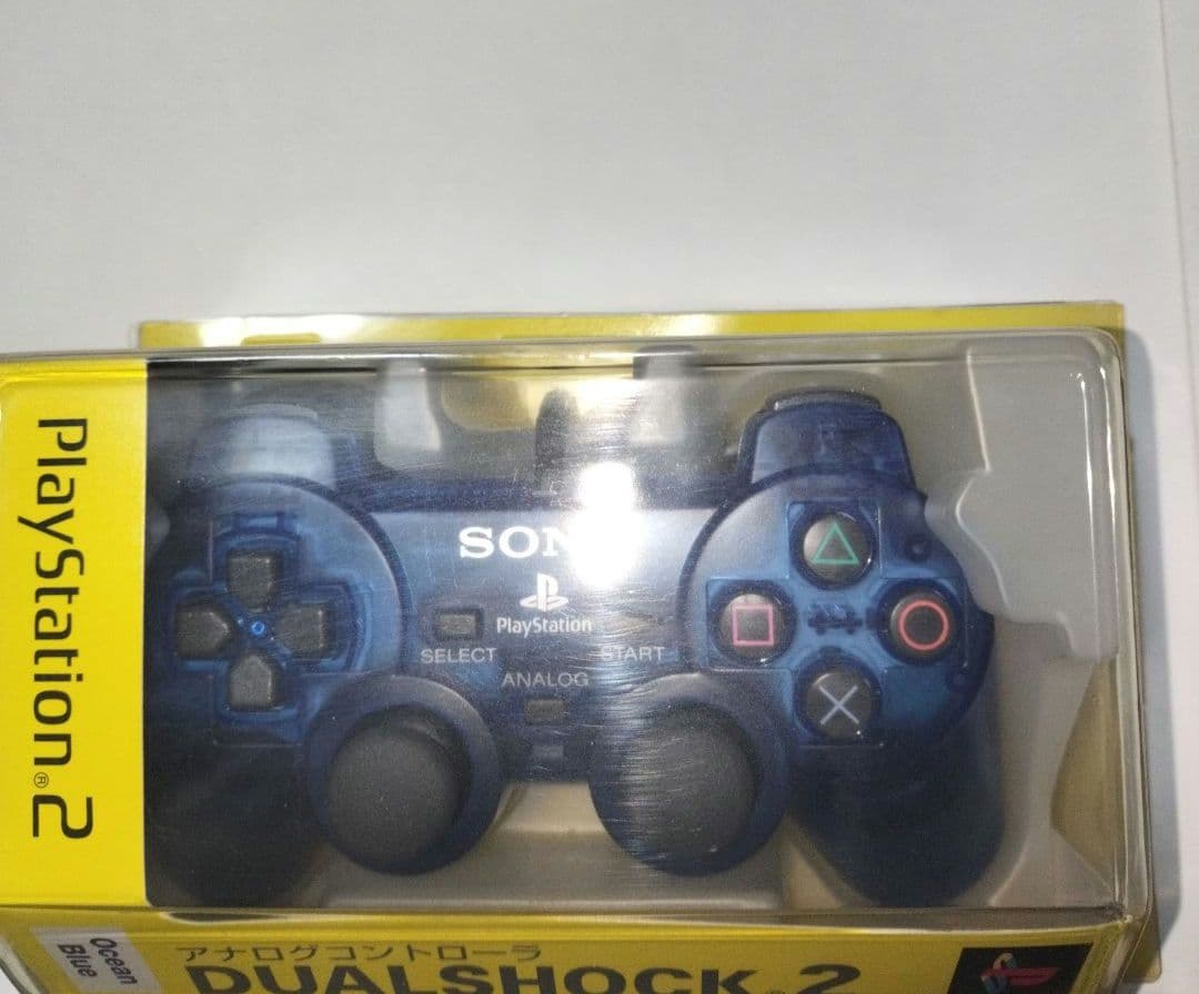 PS2 純正コントローラー Ocean Blue 未開封