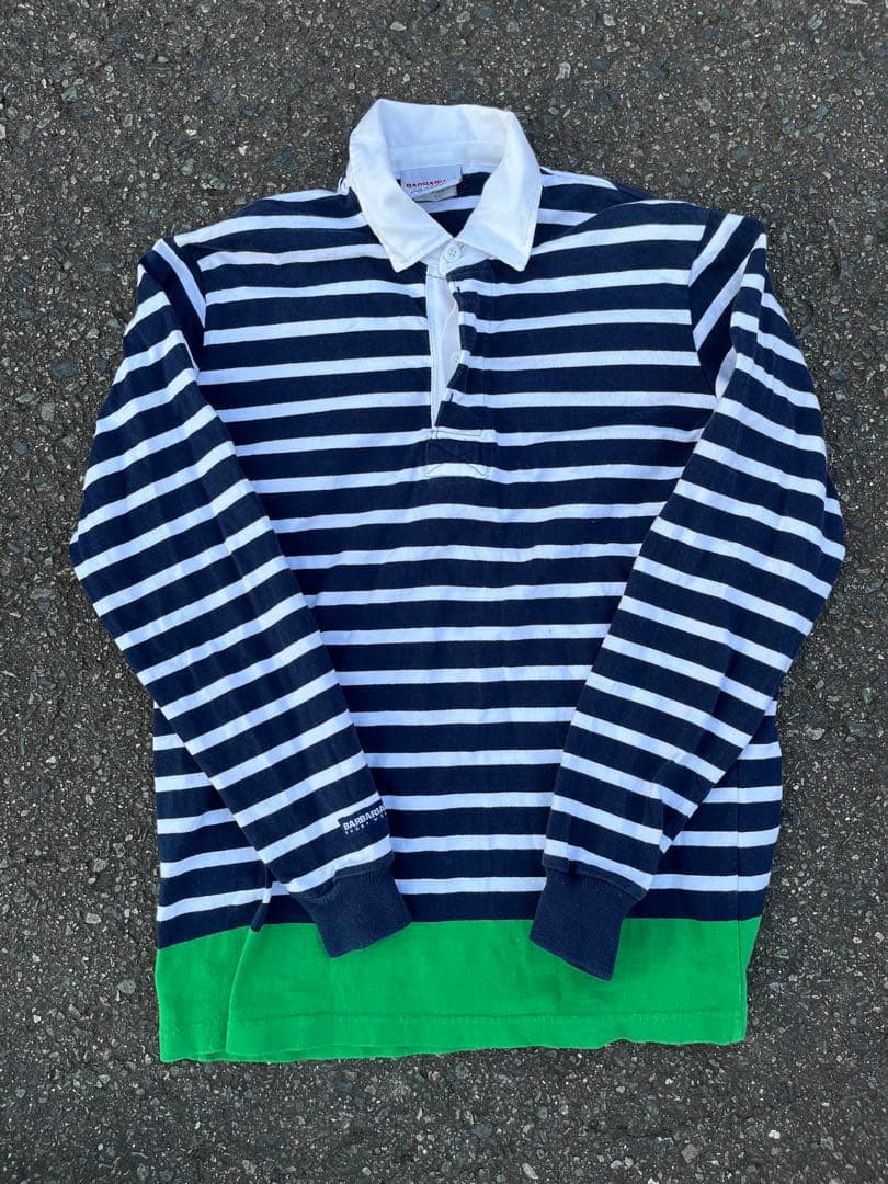 barbarian×sophnet ラガーシャツ ボーダー 長袖シャツ カナダ製