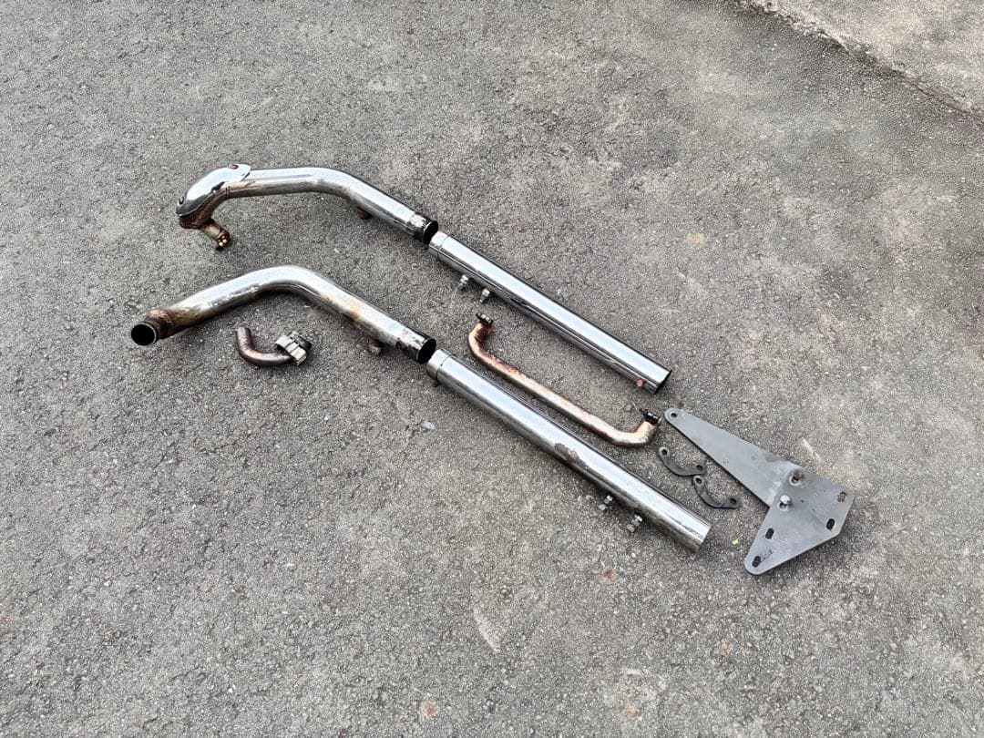 マグナ250 マフラー スラッシュカットマフラー ドラッグパイプマフラー