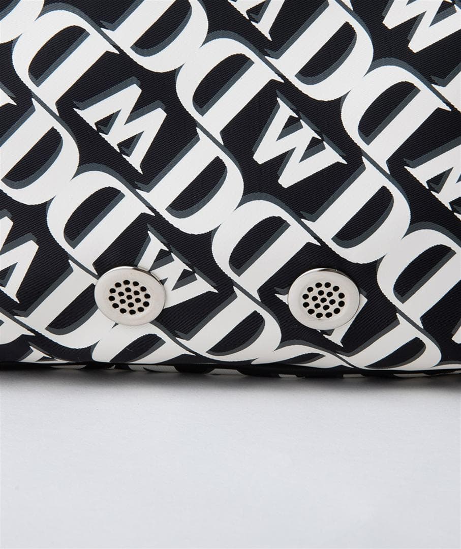 新品☆ダンスウィズドラゴン モノグラム プリント ボストン☆シューズケース☆茶色