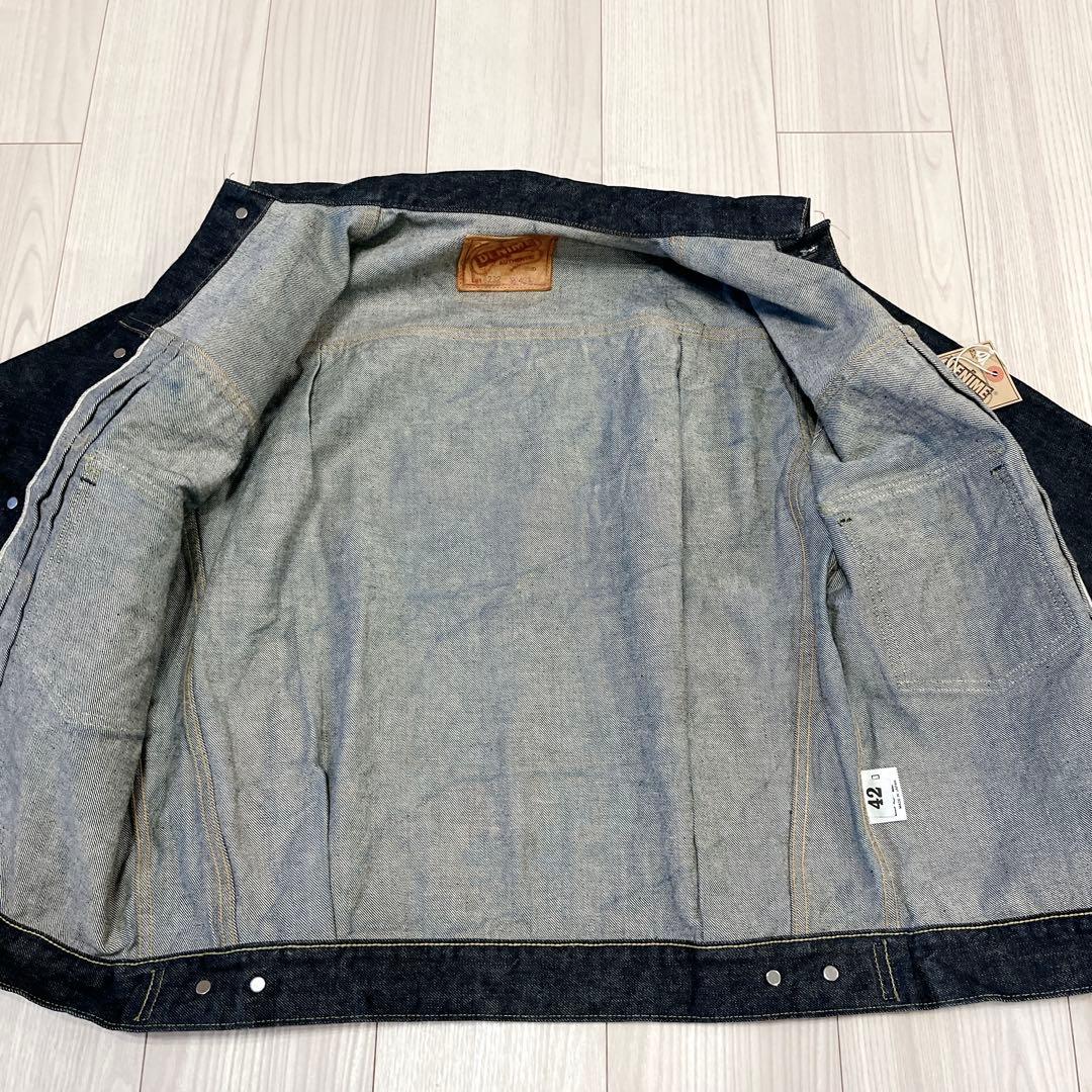 極上 ウエアハウス製 DENIME デニムジャケット 232 2nd 42 濃紺