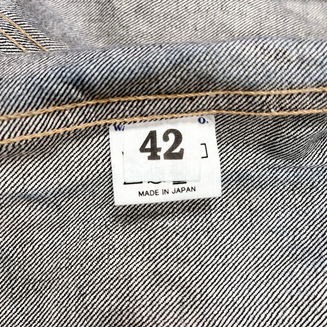 極上 ウエアハウス製 DENIME デニムジャケット 232 2nd 42 濃紺