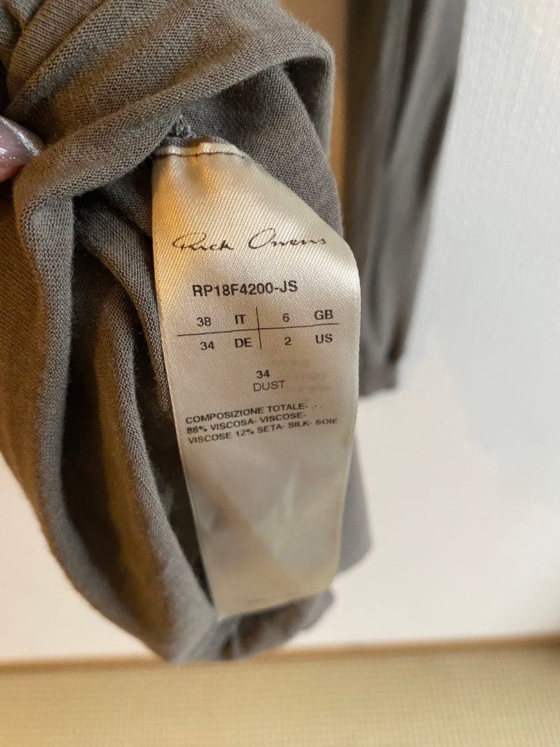 リックオウエンス　ロンT メンズ