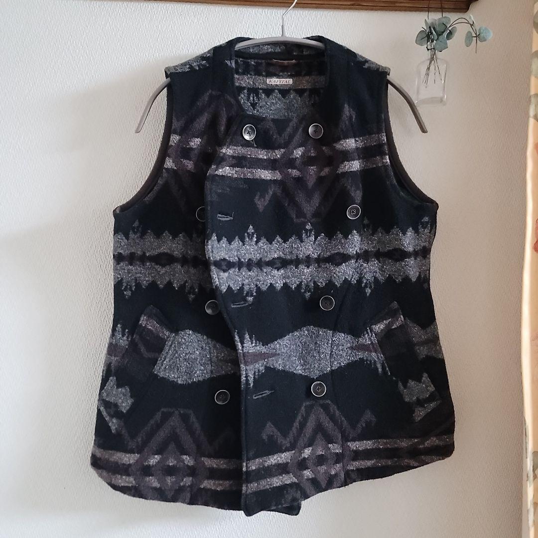 KAPITAL　メルトンウールベスト