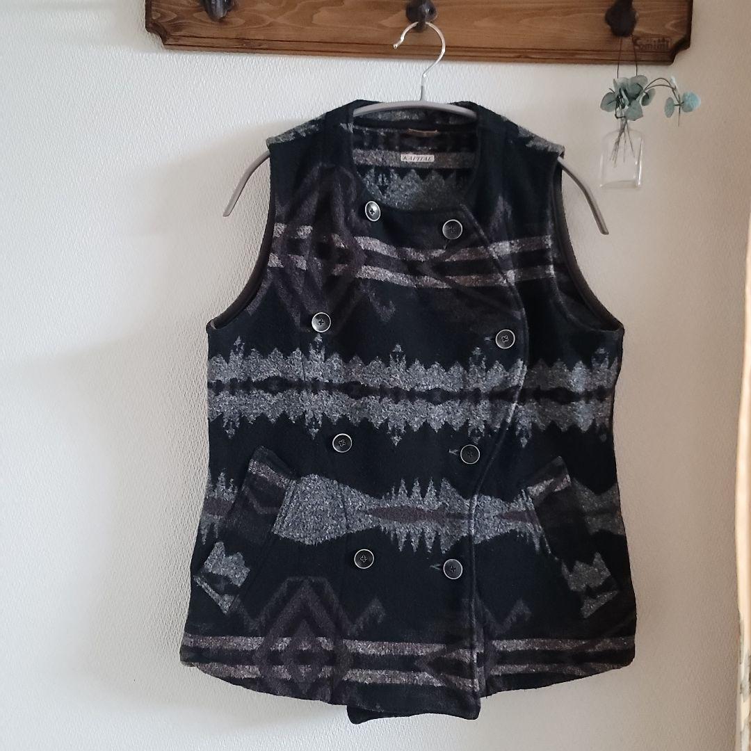 KAPITAL　メルトンウールベスト