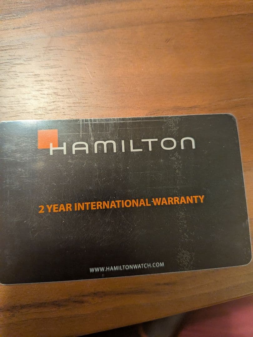 HAMILTON アナログ腕時計 箱あり ハミルトン レクタンギュラー