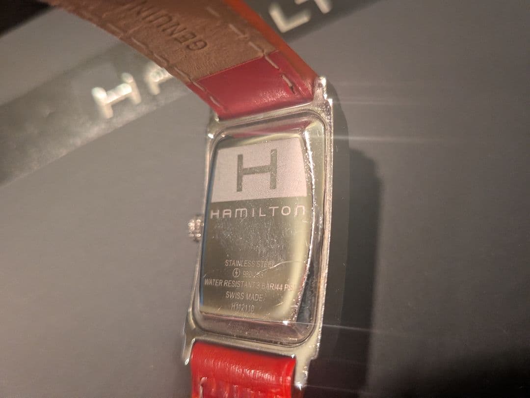 HAMILTON アナログ腕時計 箱あり ハミルトン レクタンギュラー
