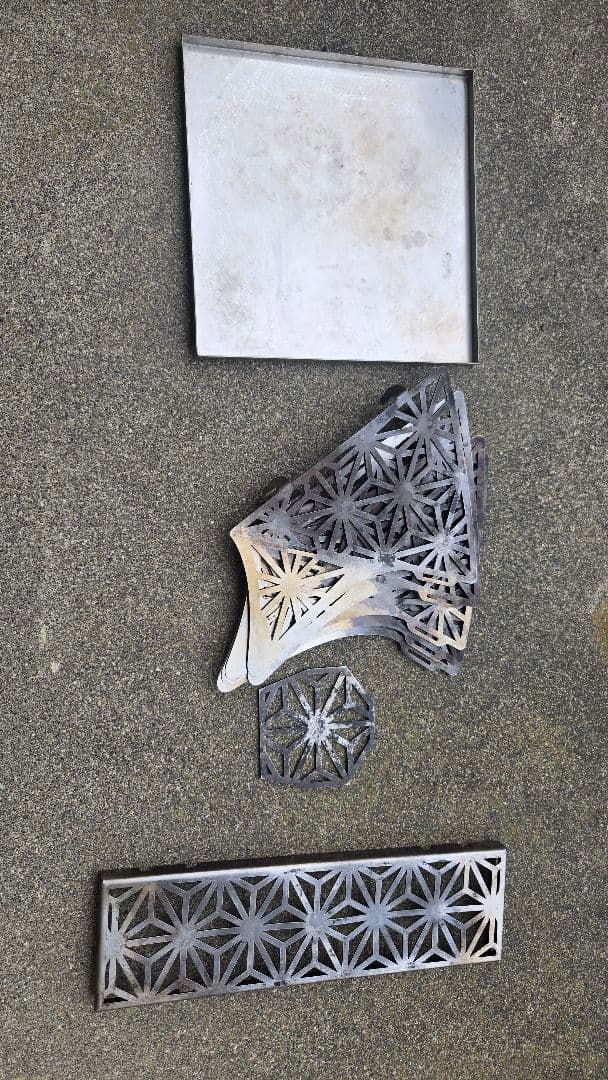 S'more　和柄組立焚き火台　Sサイズ