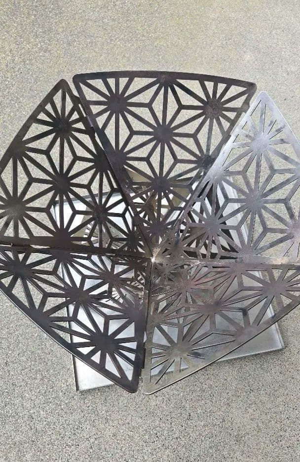 S'more　和柄組立焚き火台　Sサイズ