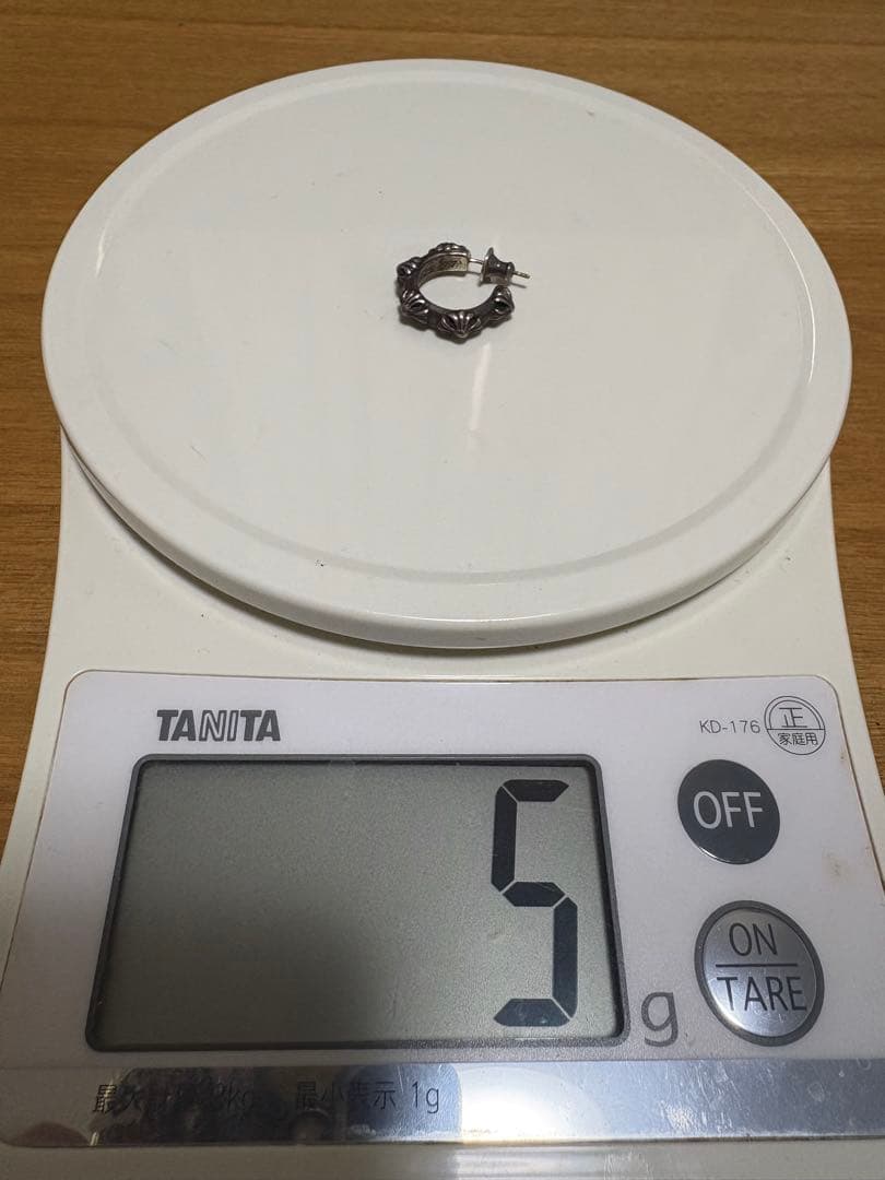 な　Chrome Hearts シルバーピアス　フリーサイズ