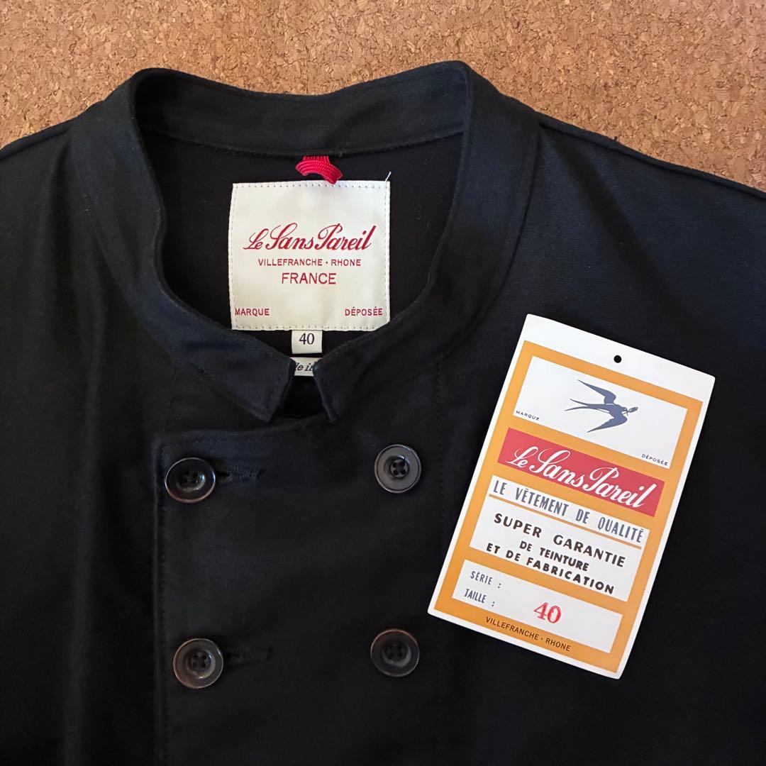 【美品/限定レア】ルサンパレイユ 2nd 別注 ブラックモールスキン ジャケット