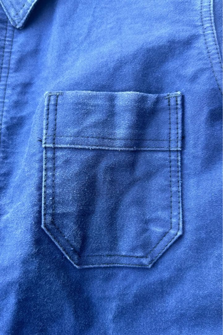 60s〜 EURO VINTAGE モールスキン カバーオール フレンチワーク