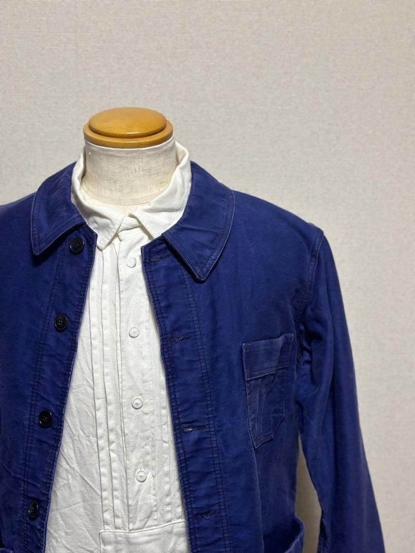 60s〜 EURO VINTAGE モールスキン カバーオール フレンチワーク