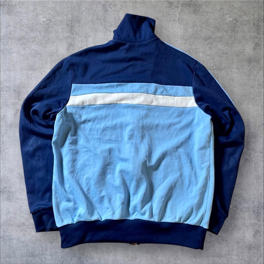 80s 古着adidas チュニジア トラックジャケット トレフォイルロゴ