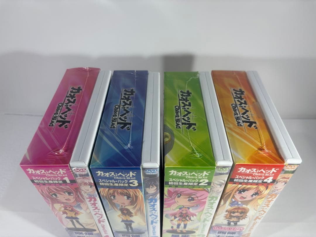 カオスヘッド 初回限定版 DVD 1-4巻セット