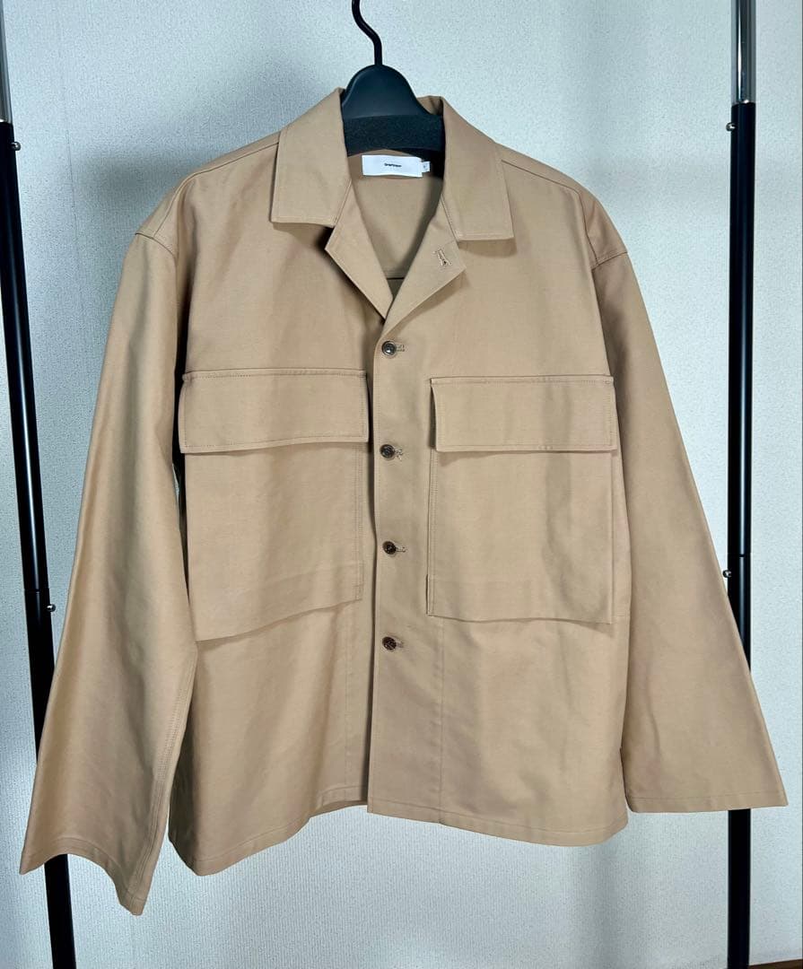 Double Cloth Peach Military Shirtグラフペーパー