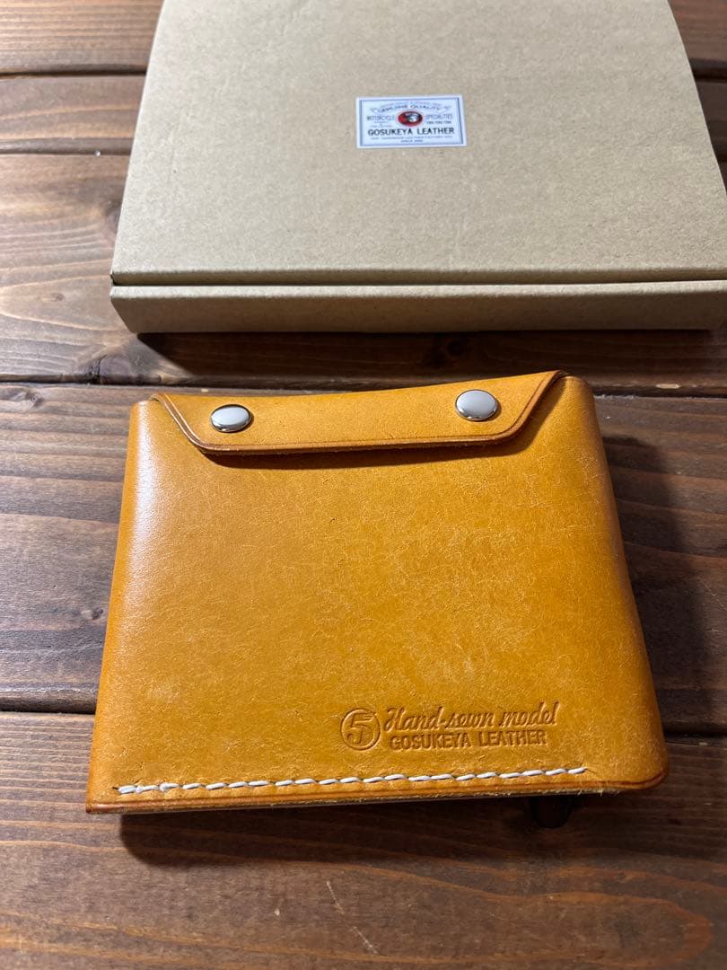 五助屋レザー ライダースミニウォレット プエブロレザー