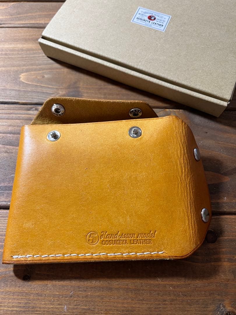 五助屋レザー ライダースミニウォレット プエブロレザー