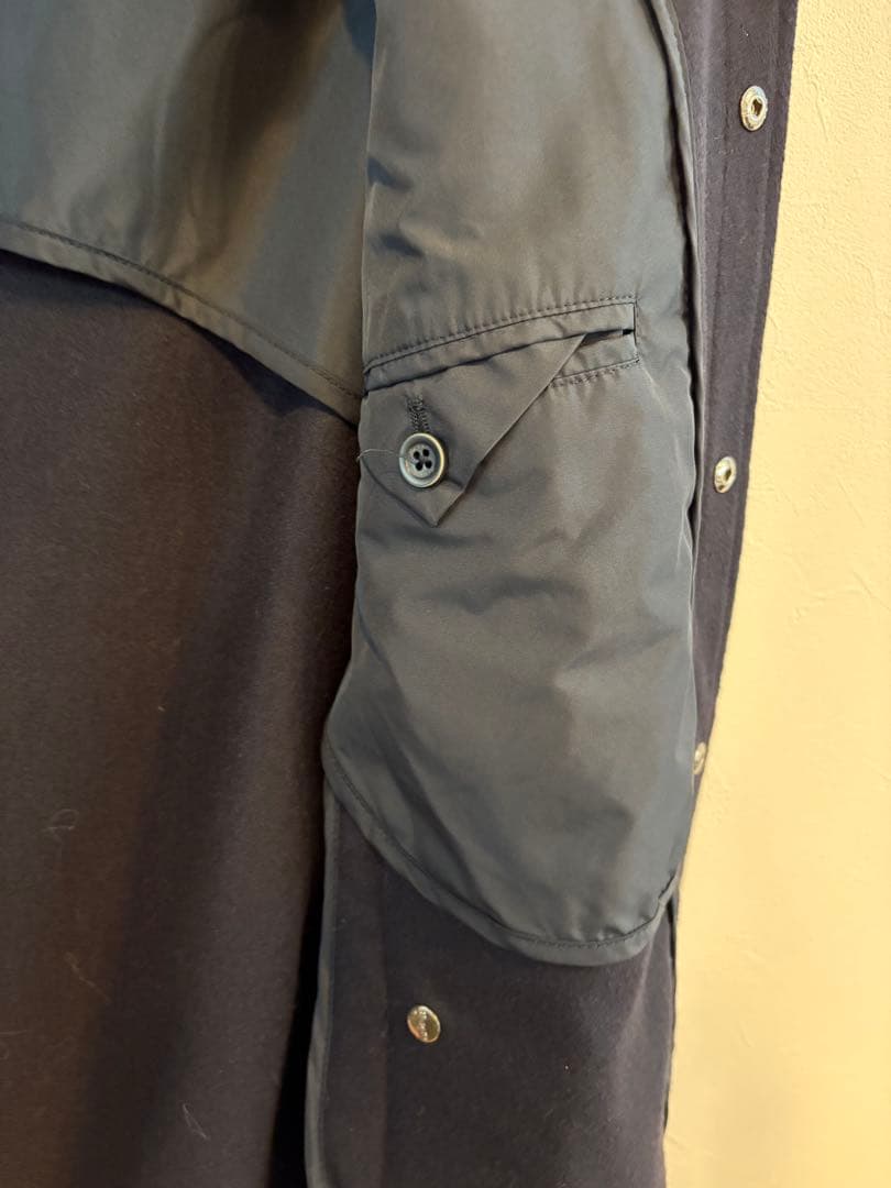 HERNO ヘルノ ブルゾン ウール カシミヤ ネイビー